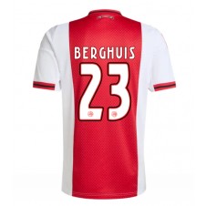 Ajax Steven Berghuis #23 Hjemmedrakt 2025-26 Kortermet